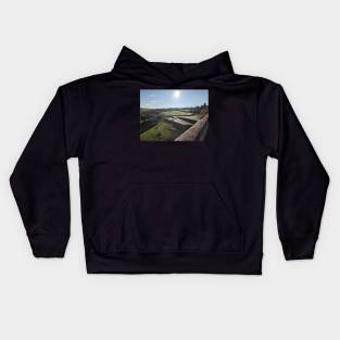 Sunny Countryside in France Kids Hoodie